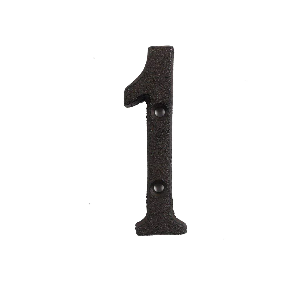 HULIANFU Metal Letters Numbers Cast Iron Decoration House Sign Doorplate DIY Cafe Wall CLH@8 - Deanwangkt