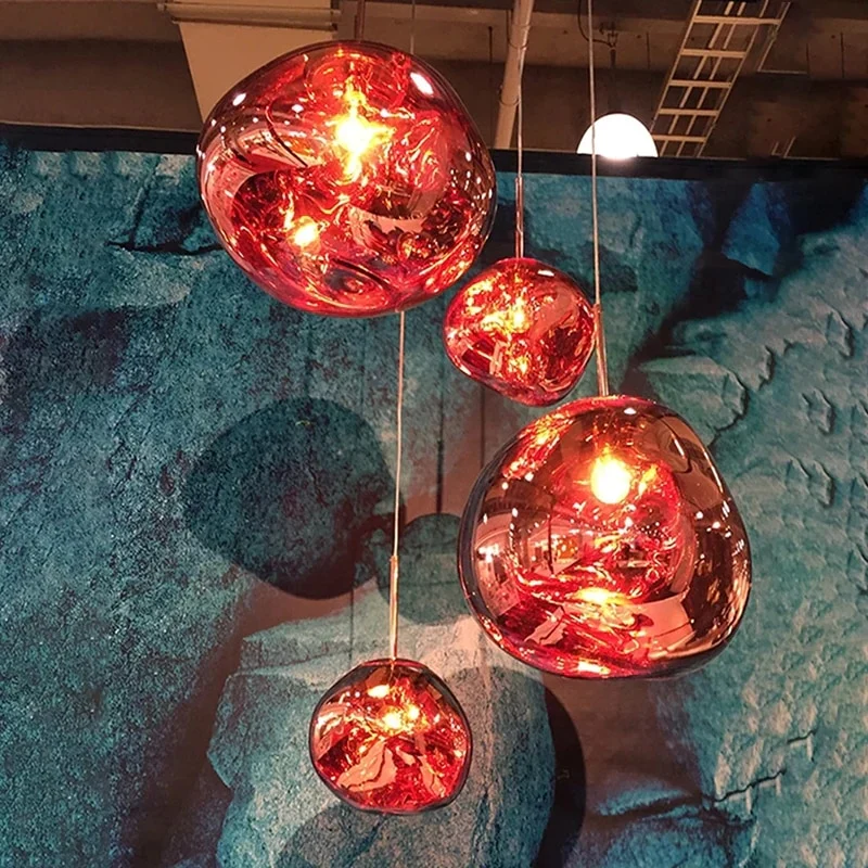 HULIANFU Nordic Led Pendant Lights Lighting Modern Macaron Deco Pendant Lamp Creative Industrial PVC Lava Lamp Loft Bar Cafe Hanging Lamp - Deanwangkt