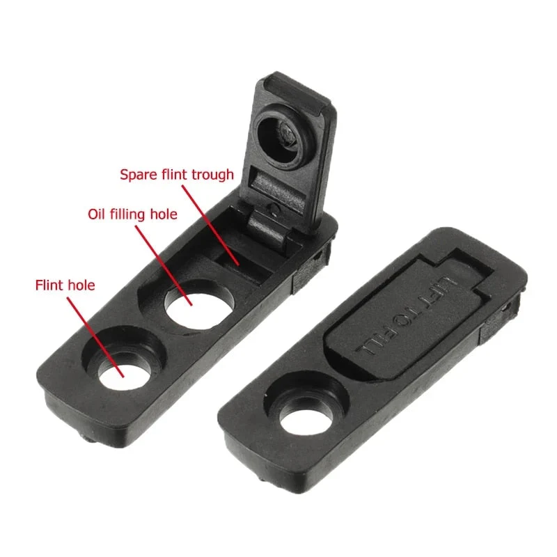 HULIANFU Rubber Sealed Bottom Fit For Zippo Kerosene Petrol Lighter Leakproof Oil Saving Liner Sealing Gasket Anti Volatile Accessories - Deanwangkt
