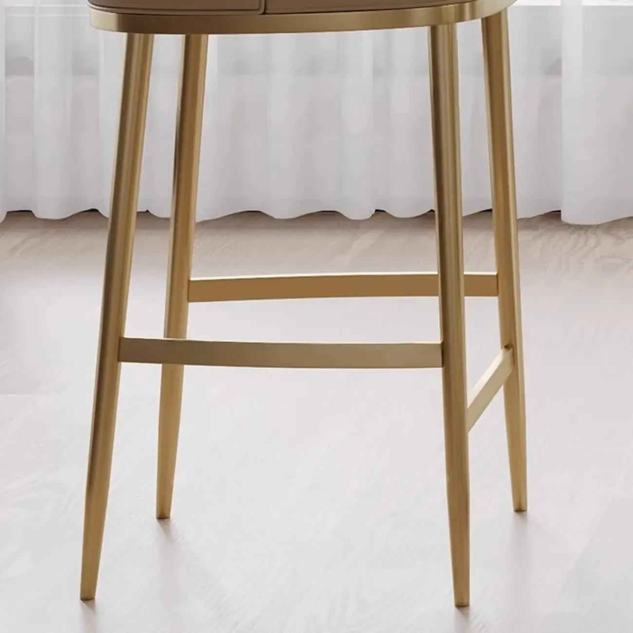 Mid Century Modern Leather Bar Stools Counter Height