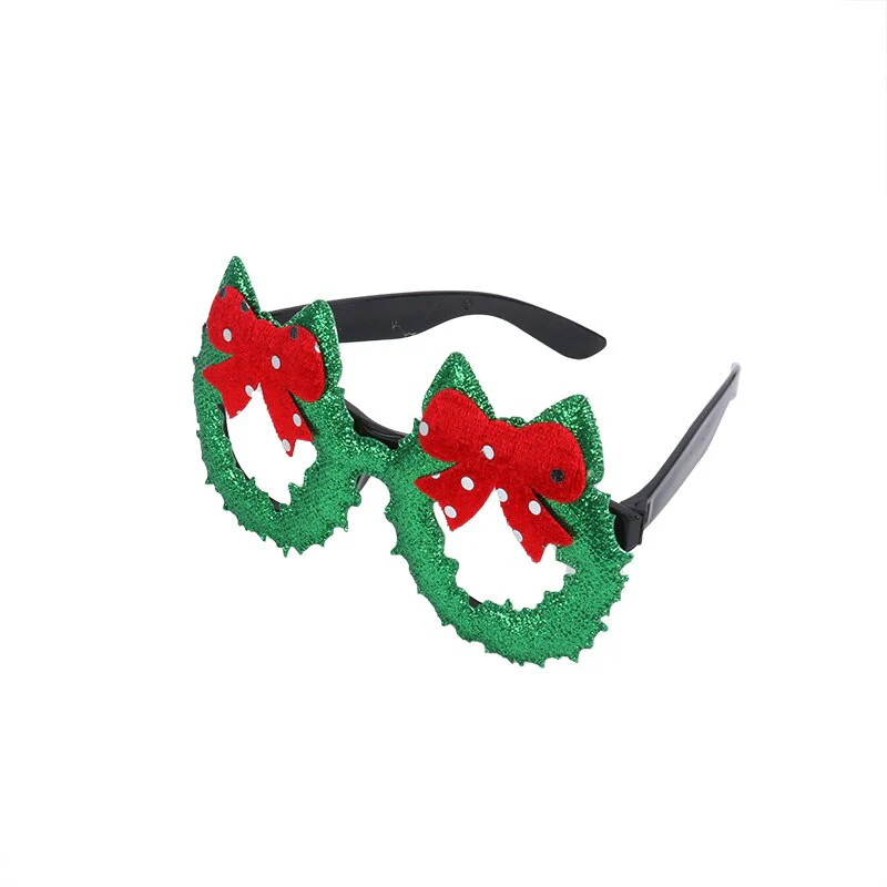 HULIANFU 2026  Christmas Headbands Christmas Tree Reindeer Antlers Hairband Xmas Party Kids Hairhoop  Christmas Glasses Photo Booth Props - Deanwangkt