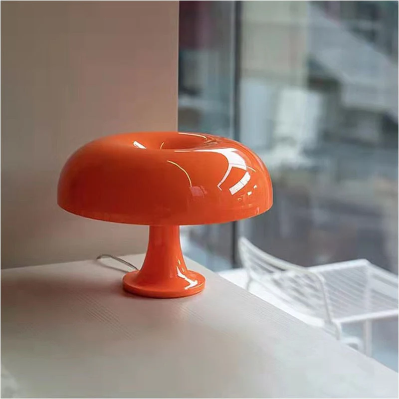HULIANFU Italy Designer Led Mushroom Table Lamp for Hotel Bedroom Bedside Living Room Decoration Lighting Modern Minimalist Desk Lights - Deanwangkt