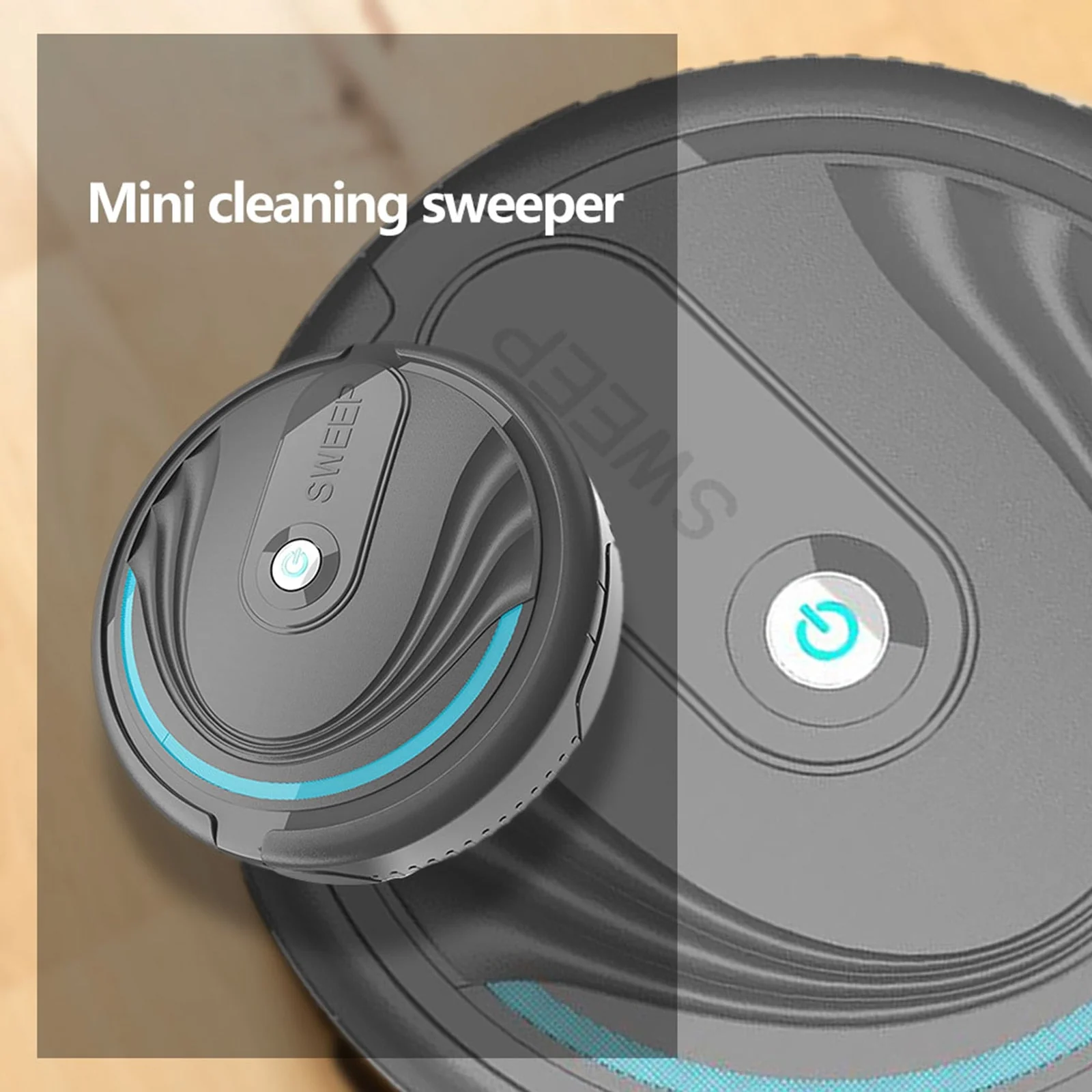 HULIANFU Robot Vacuum Cleaner-Multiple Cleaning Modes with Smart Sensor for Floor Auto Rechargeable Floor Sweeping Robot Dry Wet Cleaning - Deanwangkt