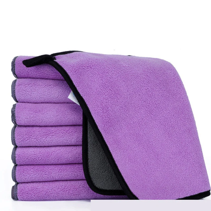 HULIANFU Pet Towel Bath Absorbent Towel Soft Lint-free Dogs Cats Bath Towels Absorbent Quick-drying Small ThickTowel Special Pet Products - Deanwangkt