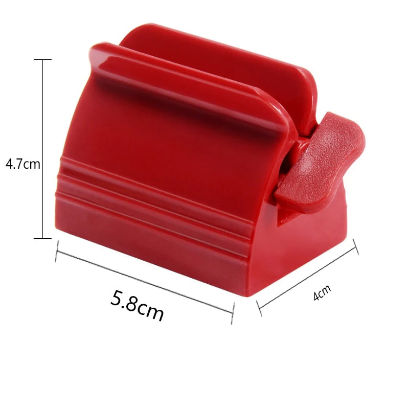 HULIANFU Rolling Toothpaste Device Tube Dispenser Holder Multifunctional Plastic Facial Cleanser Squeezer Press for Bathroom Accessories - Deanwangkt
