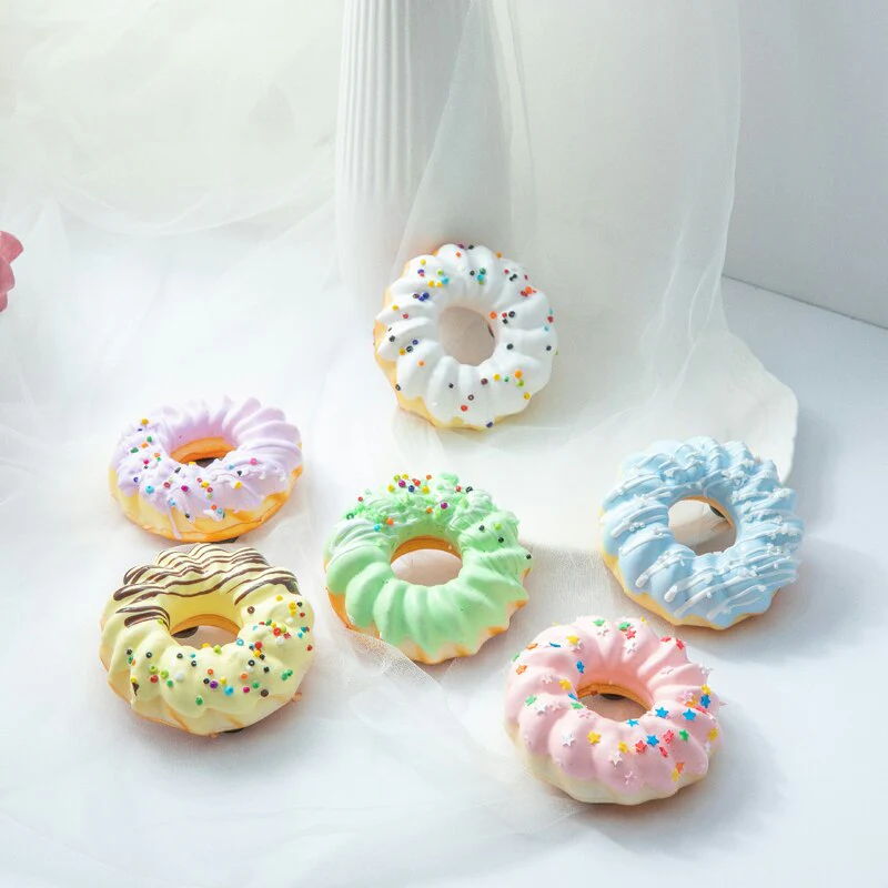 HULIANFU Simulation Cake Artificial Bread Cake Home Decoration Display Wedding Sweet Decortion 6pcs - Deanwangkt