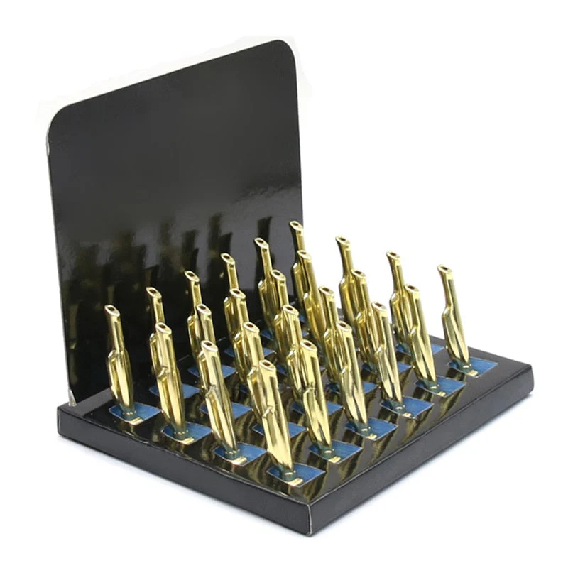 HULIANFU Stainless steel Mini Golden Man trophy pipe Snuff Snorter Sniff Metal Tube smoke Vacuum Sniffer Exquisite cigarette filter - Deanwangkt
