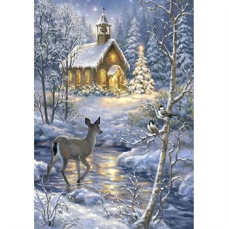 HULIANFU Sunset Scenery DIY 5D Diamond Painting Full Round Drill Mosaic Landscape Diamond Embroidery Picture Rhinestone Home Decor Gift - Deanwangkt