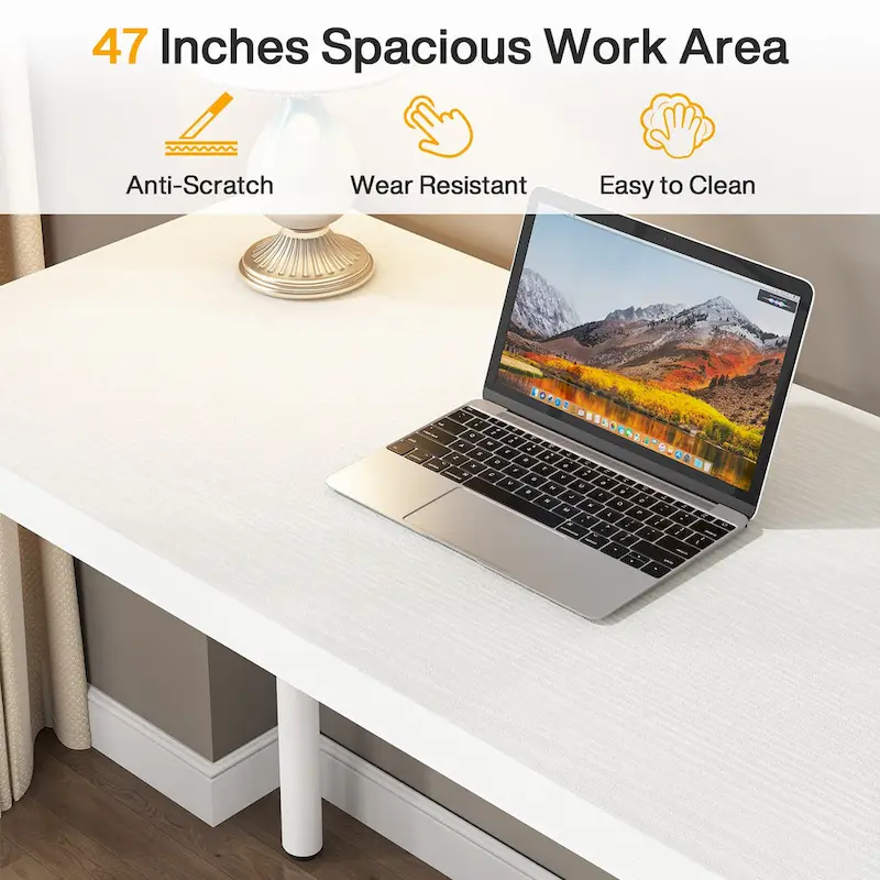 Modern Simple Computer Desk Study Writing Table with 5 Drawers