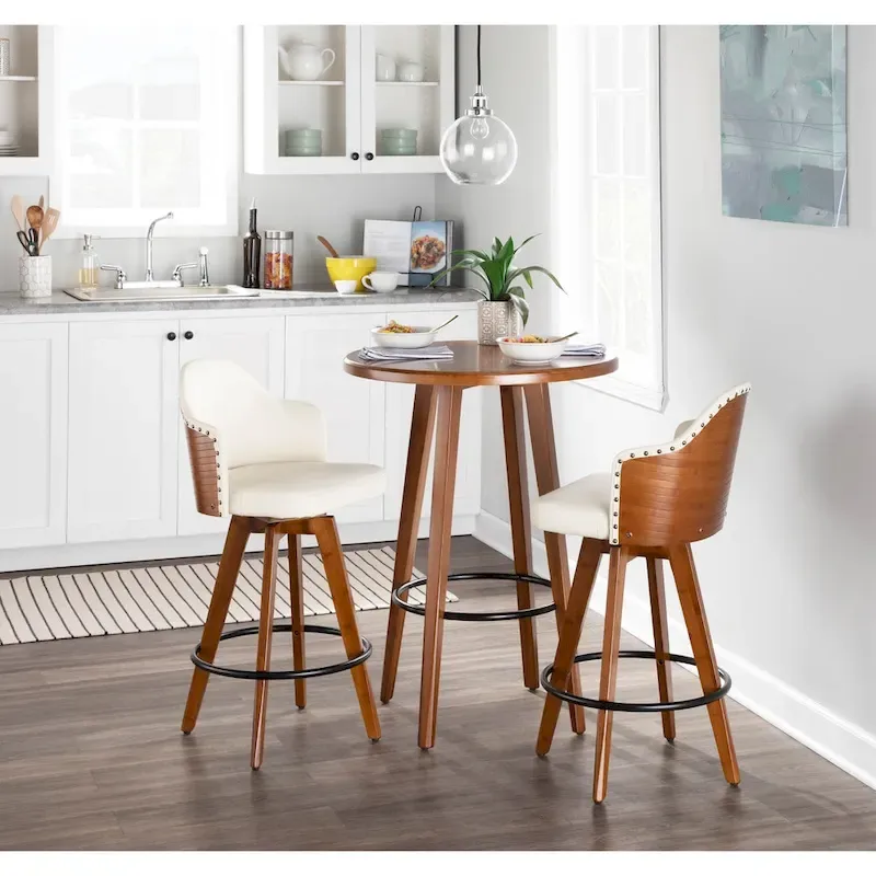 Valsatra Mid-century Modern Counter Stool