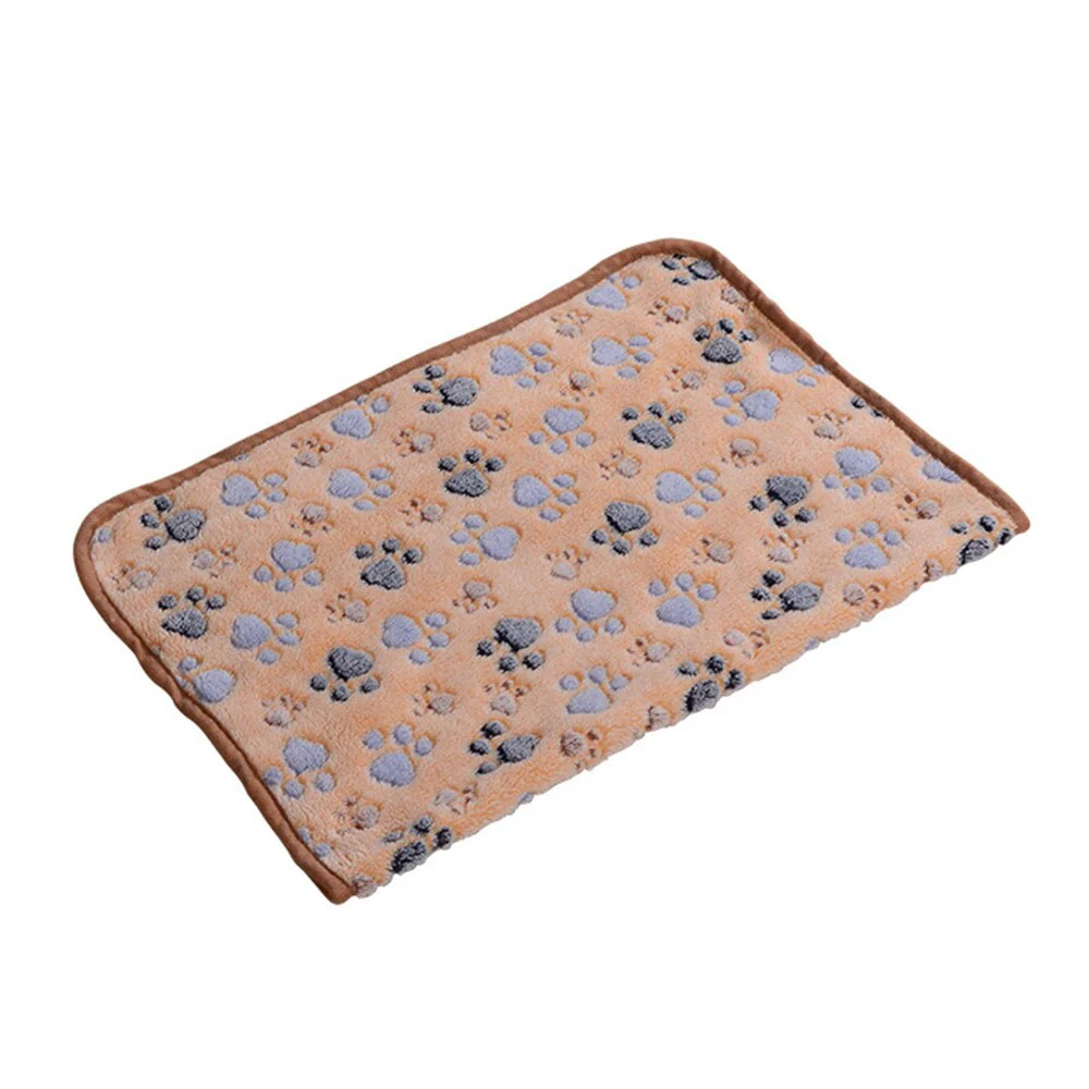 HULIANFU Soft and Fluffy Light Thin Pet Blanket Cute Cartoon Pattern Dog Bed Mat Warm and Comfortable Bed Blanket for Cats Pet Supplies - Deanwangkt