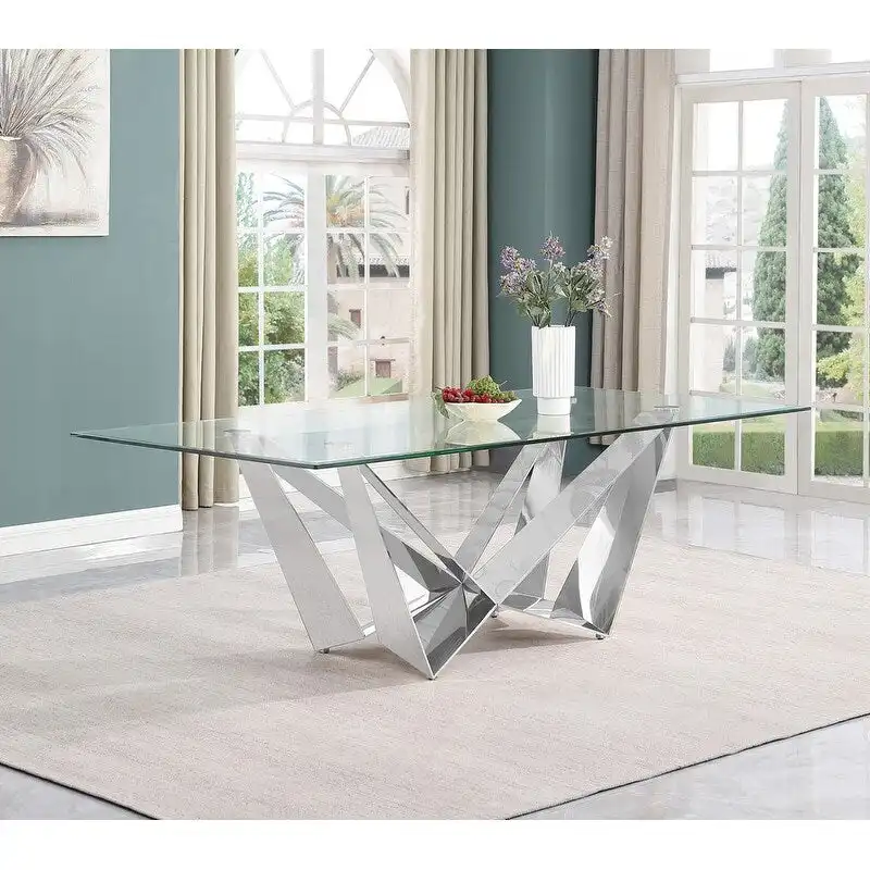 Best Quality Furniture Glass Dining Table