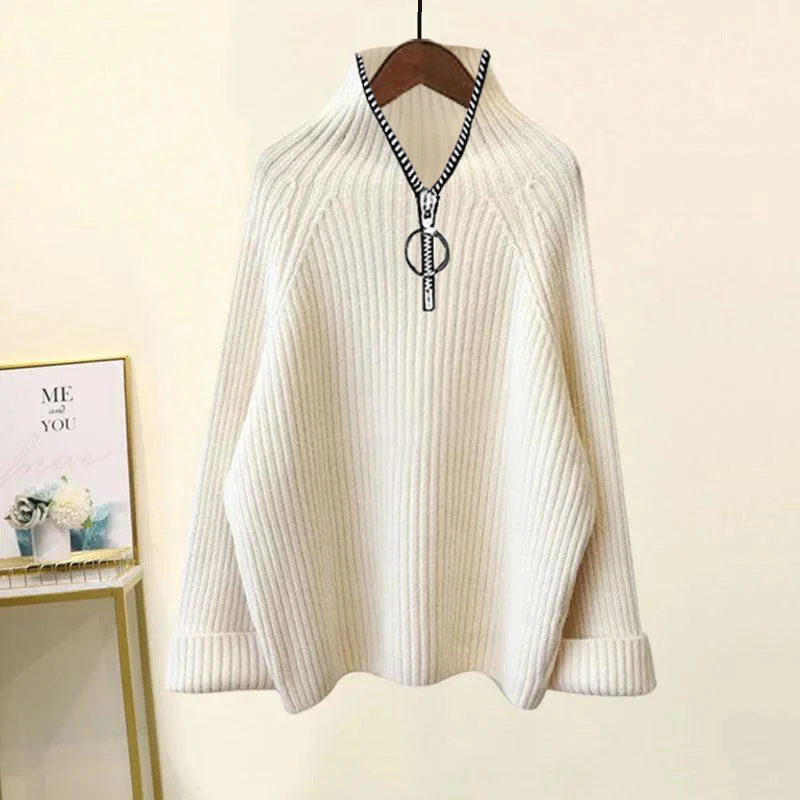 🔥 Cozy High Neck Long Sleeve Two Piece Set