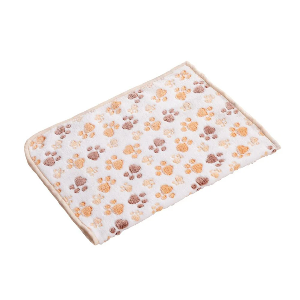 HULIANFU Soft and Fluffy Light Thin Pet Blanket Cute Cartoon Pattern Dog Bed Mat Warm and Comfortable Bed Blanket for Cats Pet Supplies - Deanwangkt