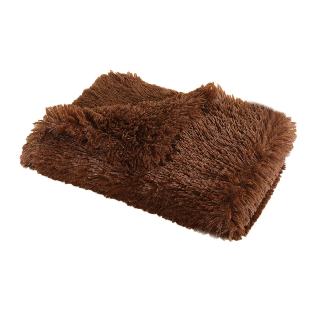 HULIANFU Soft Long Plush Pet Blanket Multi-Use Mat Sofa Cover Comfortable Warming Shag Blankets for Puppy Dog and Cats - Deanwangkt