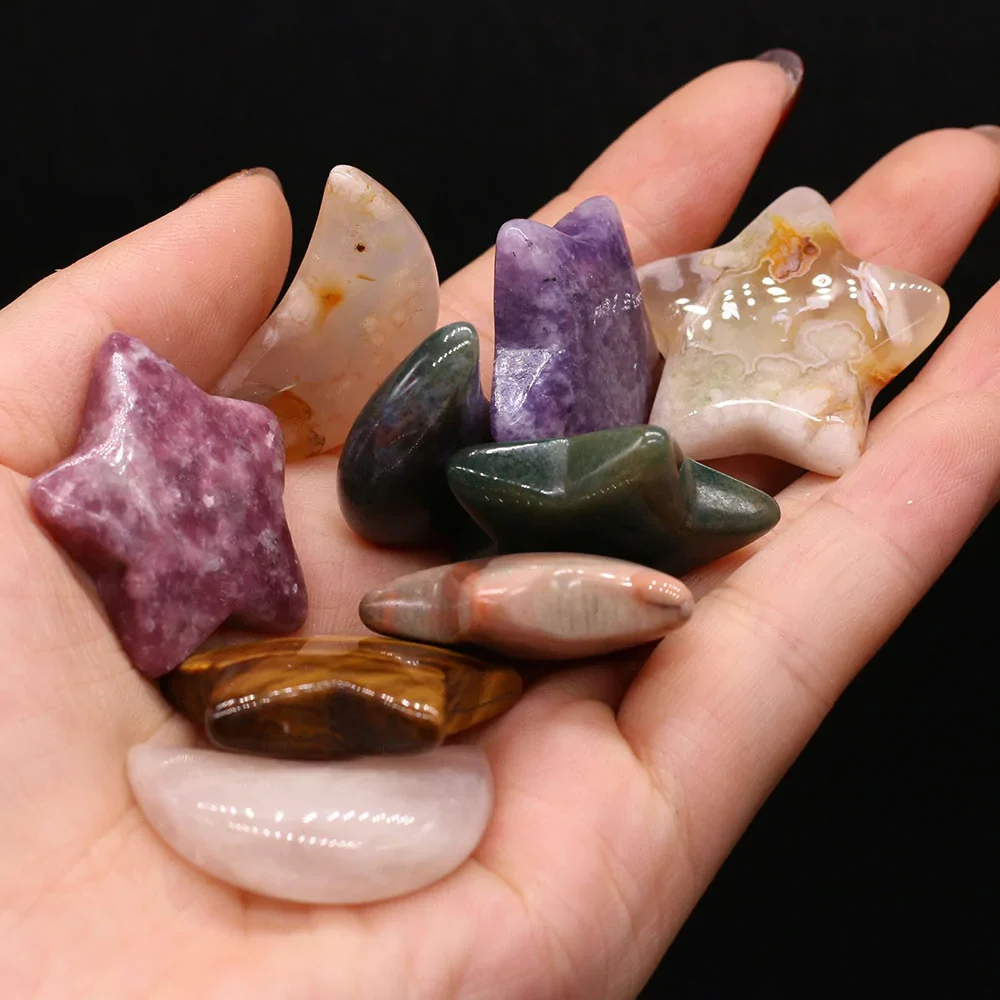HULIANFU Natural Stone Amethyst Powder Crystal Star Shape Mineral Specimen Gemstone Agate Fish Tank Jewelry Home Decoration Ornaments - Deanwangkt