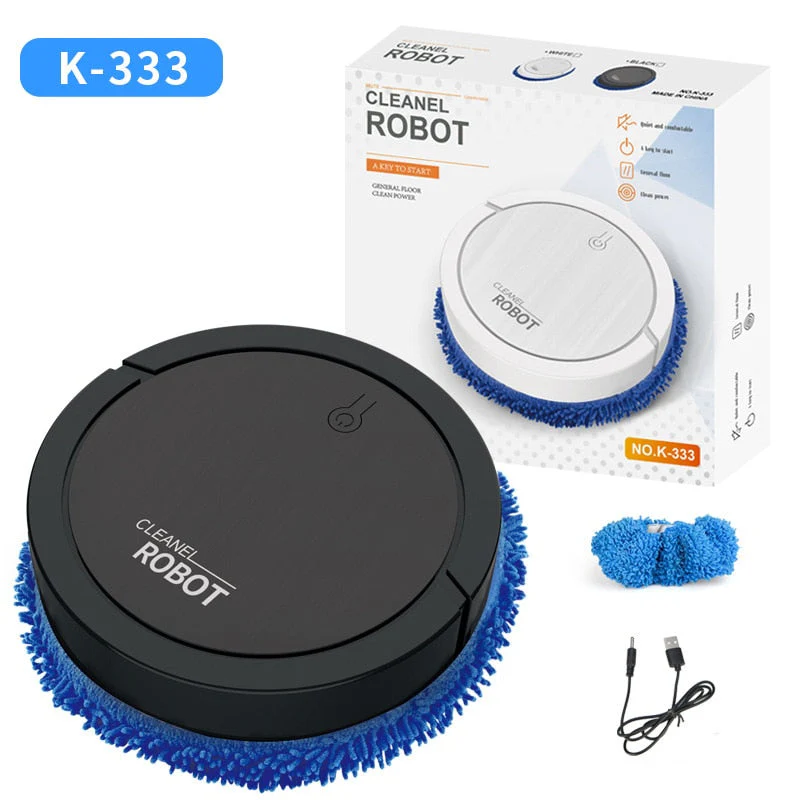 HULIANFU Intelligent Automatic Electric Mopping Robot Household Wet and Dry Mopping USB Charging Home Cleaner Robot - Deanwangkt