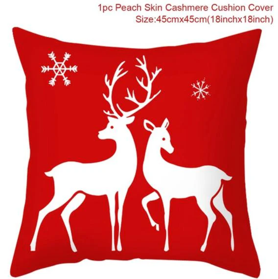 HULIANFU Santa pillowcase Happy New Year 2026  Xmas Gifts  Christmas Decor For Home Merry Christmas Ornament Navidad Natal Xmas Gifts - Deanwangkt