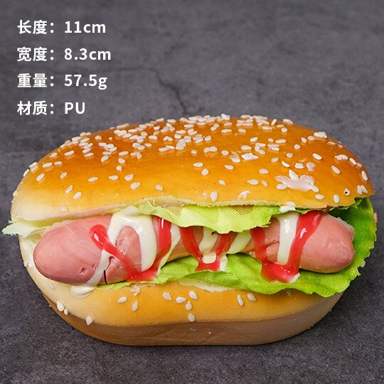 HULIANFU Simulation Fried Chicken Model Food Photo Prop Artificial Hamburger Fake French Fries Cake Funny Toys Fast Food Shop Display Dec - Deanwangkt