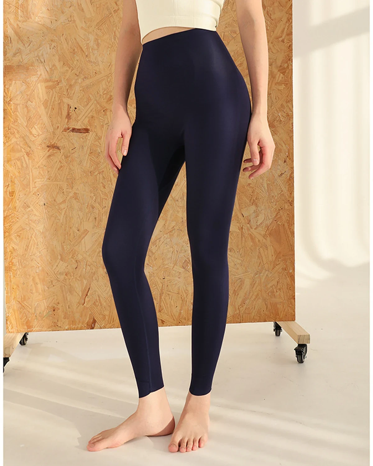 High-Waist Tight Butt-Lifting Tummy-Control Yoga Pants, High-Stretch Seamless Sports Leggings for Women, Pilates Running Fitness Pants