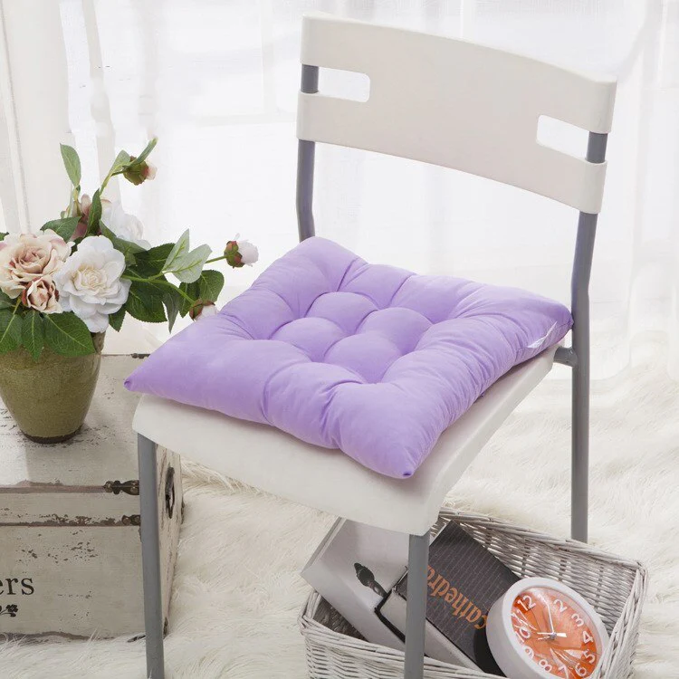 HULIANFU Winter Home Chair Cushion New Outdoor Thick Cushion Pad Office Dining Chair Mattress Pure Sofa Chair Back Pad Comfort Square - Deanwangkt