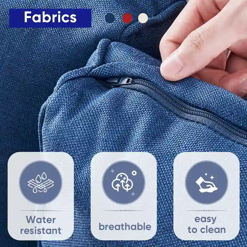 7 Piece Patio Glider Loveseat Sets with Swivel Chair - Brown