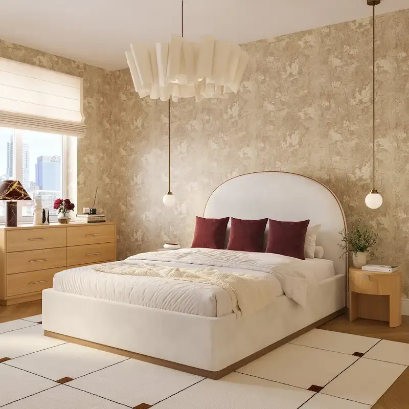 Marlow Velvet Upholstered King Bed