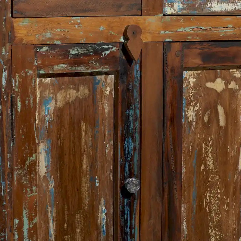 Brown Wood Handmade Cabinet