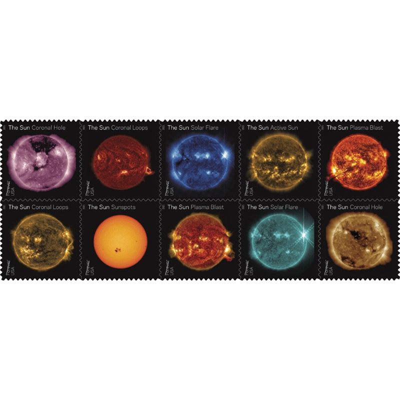 Sun Science 2021, (Sheet of 20) - TWENTYSTAMPS