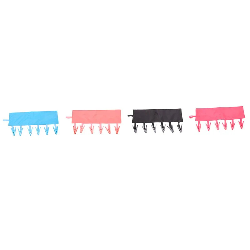 HULIANFU Multifunction Socks Drying Racks Bathroom Rack Traveling Clothespin Travel Portable Folding Cloth Hanger Clips - Deanwangkt