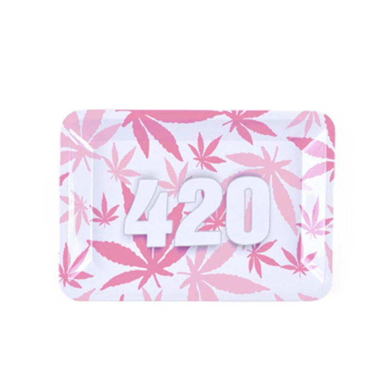 HULIANFU Tobacco Rolling Tray 18*12.5CM Herb Tobacco Tinplate Plate Smoking Accessories Cigarette Rolling Tray For Grinder - Deanwangkt