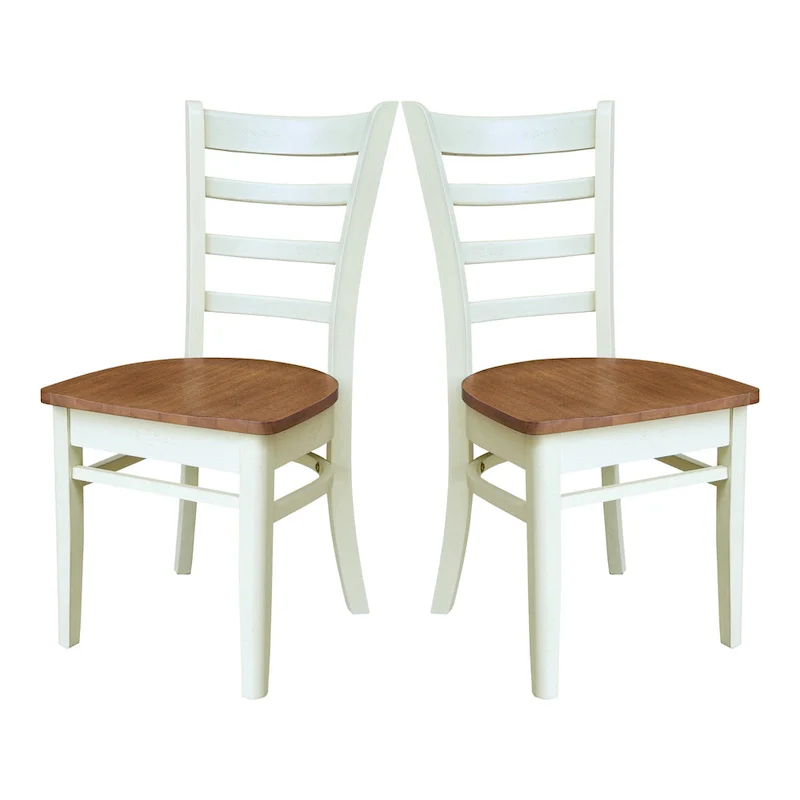 International Concepts Set of Two Emily Side Chairs