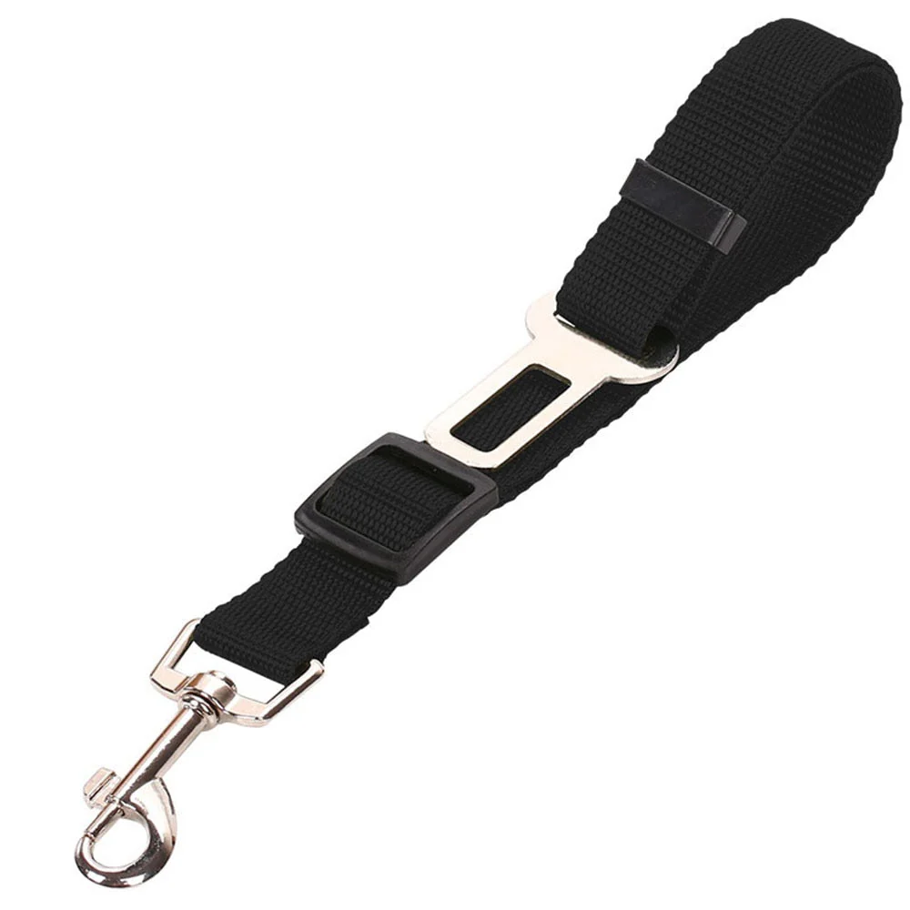 HULIANFU Pet Supplies Car Seat Belt Dog Seat Belt Dog Leash Vehicle Belt Adjustable Cushioning Elastic Reflective Safety Rope for Dog Cat - Deanwangkt