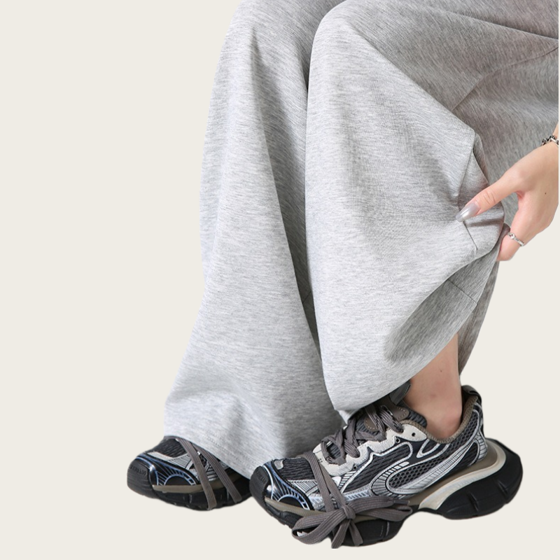 Women’s High-Waist Relaxed Wide-Leg Drawstring Sweatpants