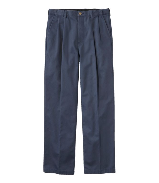 Men's Wrinkle-Free Double L? Chinos, Natural Fit, Hidden Comfort, Pleated