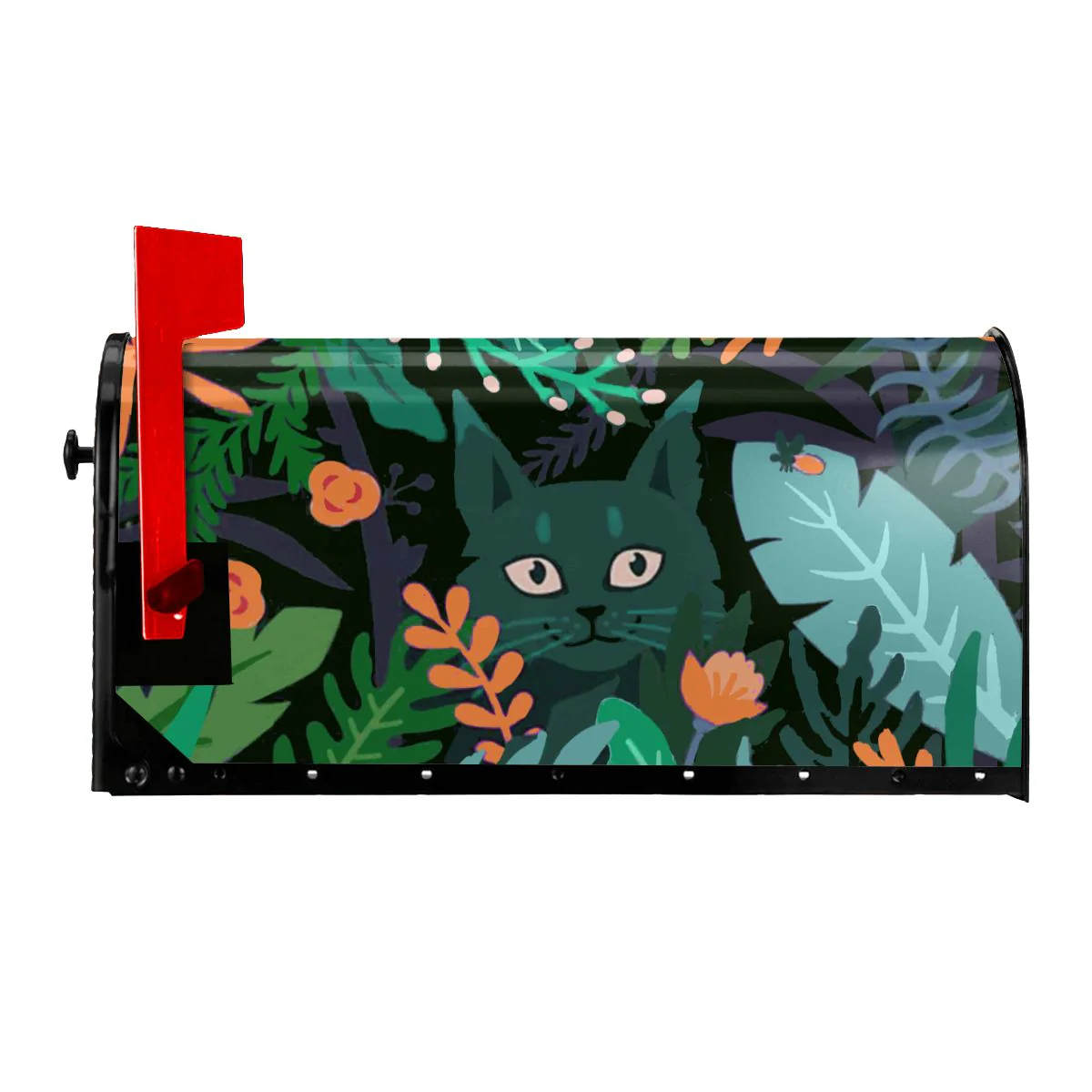 HULIANFU Rainbow Lucky Cute Cat Chinese Panda Magnetic Waterproof Sunscreen American Standard&Large Size Mailbox Protective Covers - Deanwangkt