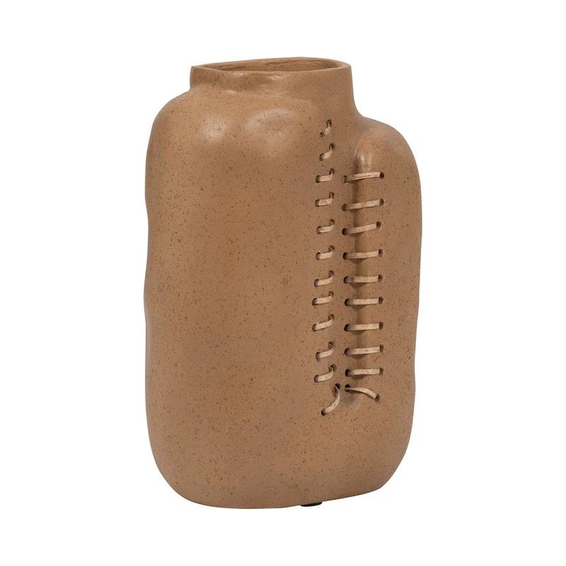 Sagebrook Home Neutral Textured Ceramic Artisan Vase