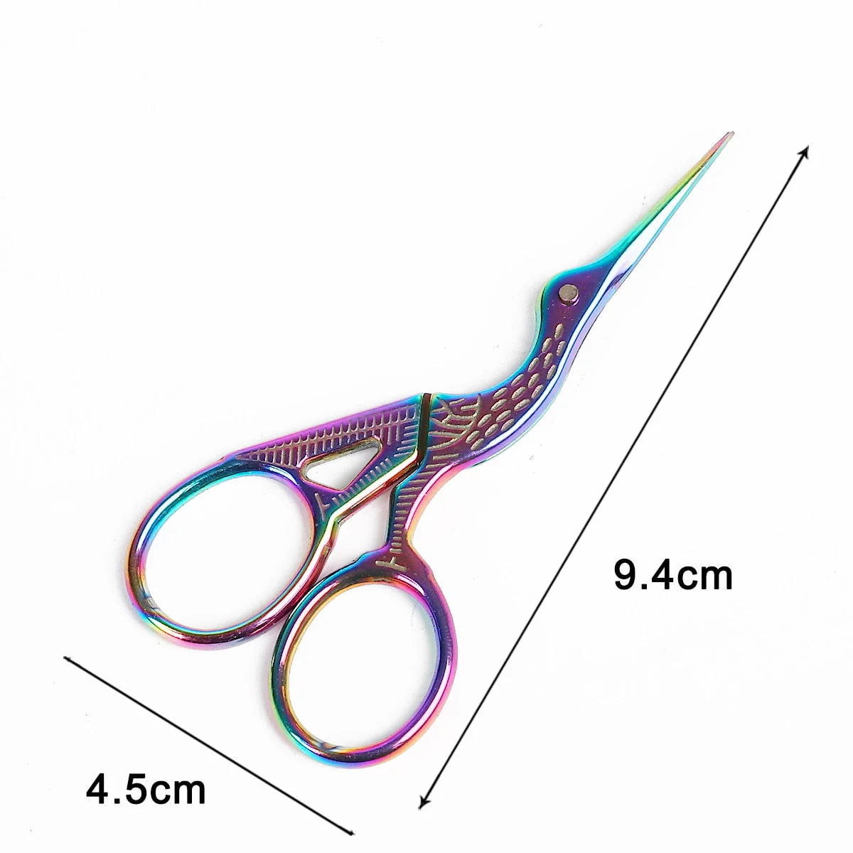 HULIANFU Vintage Stainless Steel Tailor Yarn Trim Cut cross stitch Scissor fabric Needlework Embroidery Thread knitting tool Sewing Tool - Deanwangkt