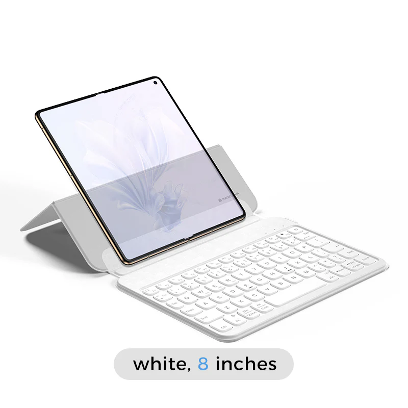 MAGIC JOHN Portable Bluetooth Magic Keyboard  Case with iPad 8''–11''