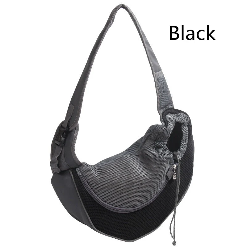 HULIANFU Pet Puppy Carrier S/L Outdoor Travel Dog Shoulder Bag Mesh Oxford Single Comfort Sling Handbag Tote Pouch - Deanwangkt