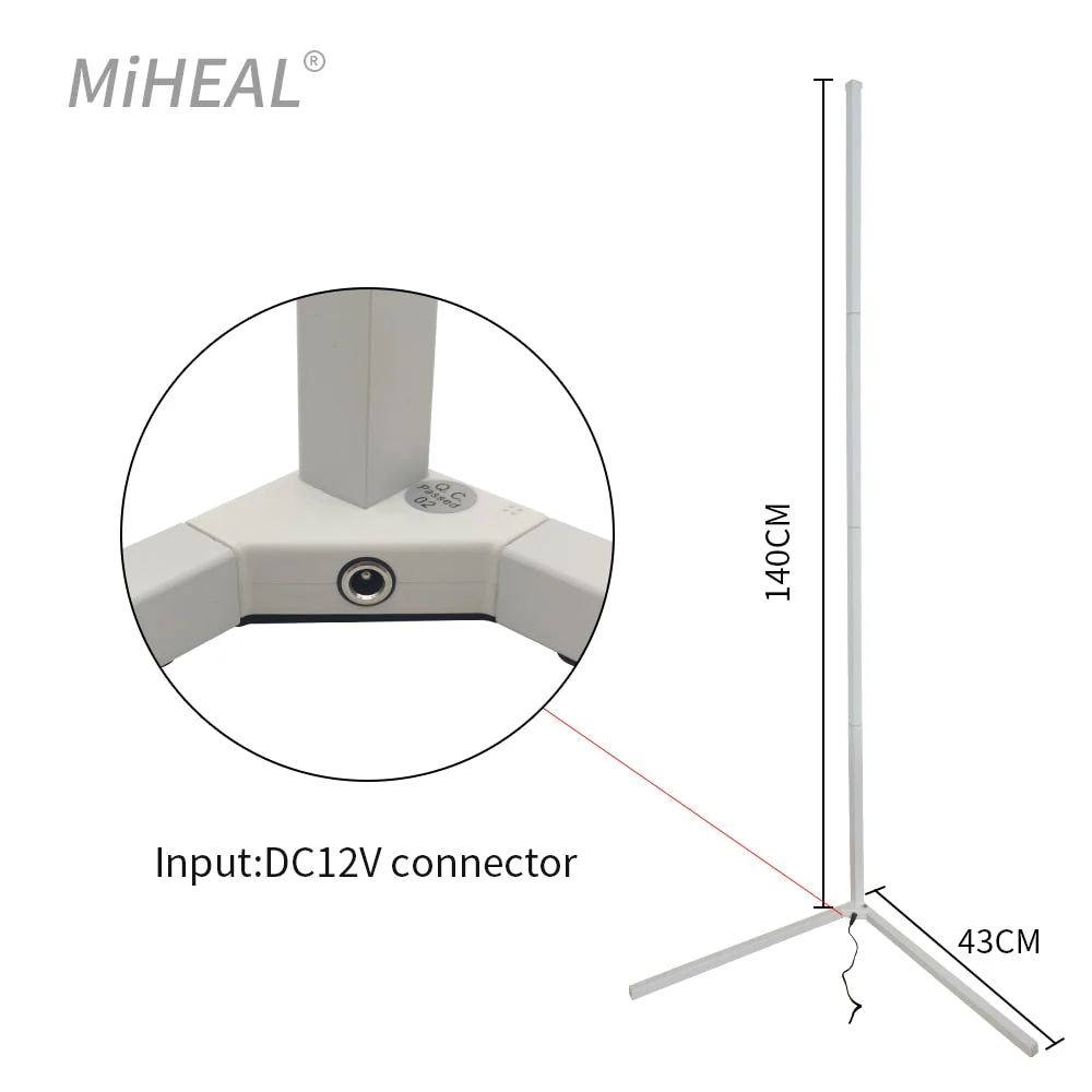 HULIANFU RGB LED Floor lamp Indoor Home Decoration Modern Corner Floor Lamp Living Rome Art Decor Atmospheric Standing Stand Lighting - Deanwangkt