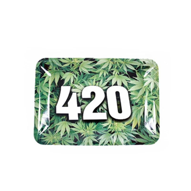 HULIANFU Tobacco Rolling Tray 18*12.5CM Herb Tobacco Tinplate Plate Smoking Accessories Cigarette Rolling Tray For Grinder - Deanwangkt