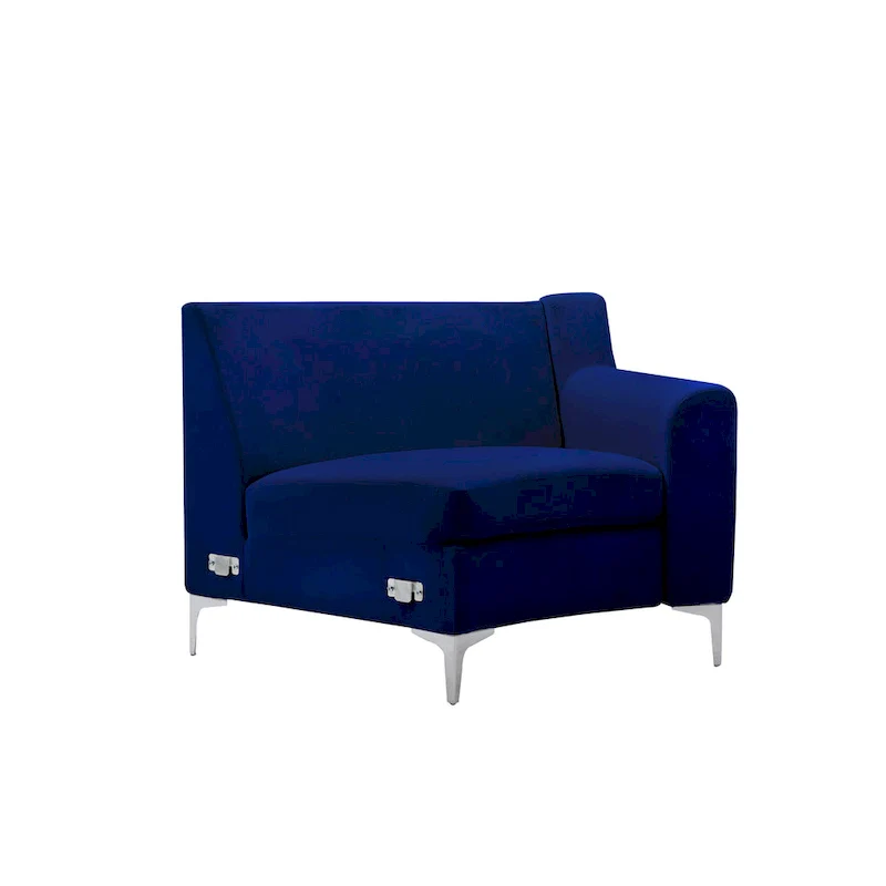 136 Velvet Semicircle couch Modular Curve Sectional Sofa