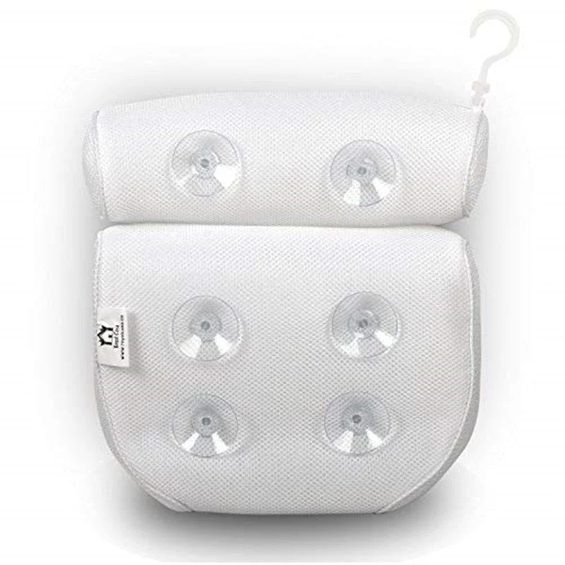 HULIANFU SPA Bath Pillow Bathtub Pillow with Suction Cups Neck Back Support Thickened Bath Pillow for Home Spa Tub Bathroom Accessories - Deanwangkt