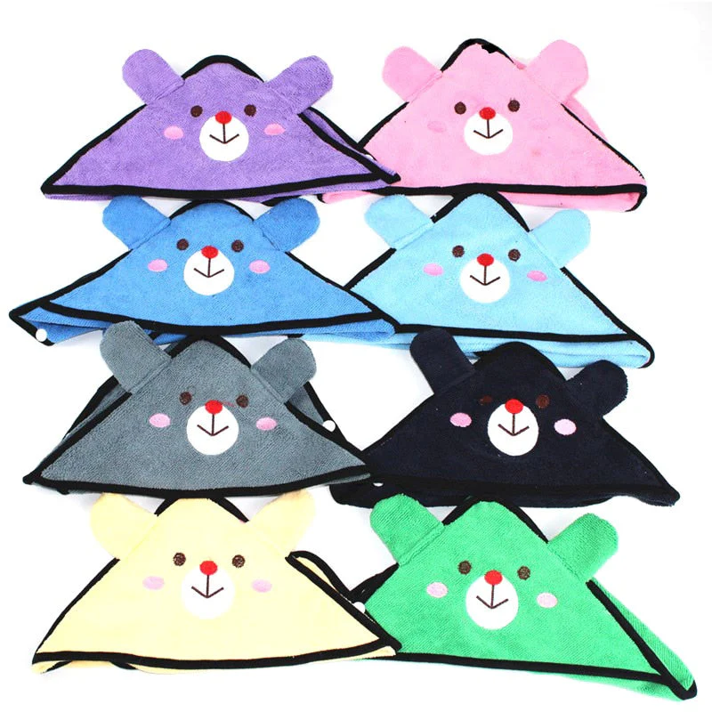 HULIANFU S/M/L Pet Dog Bath Towel Soft Dog Towel Super Absorption Drying Bath Towel for Dog Cat Puppy Bathrobes Pet Cleaning Supplies - Deanwangkt