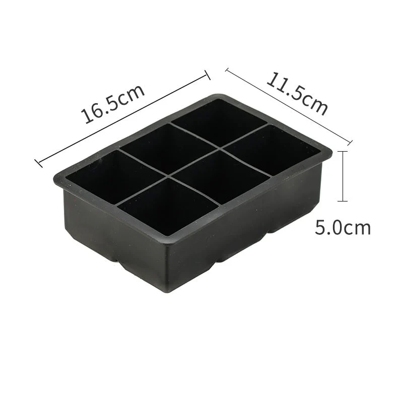 HULIANFU Perfect Ice Cube Silicone Cube Maker Form  Cake Pudding Chocolate Molds Easy to Remove Ice Trays Fade Resistant - Deanwangkt