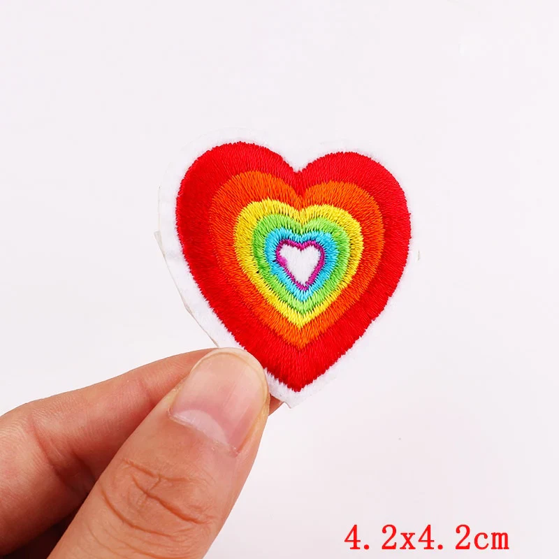 HULIANFU Mushroom Applique Embroidered Patches On Kids Clothes DIY Iron On Patches Cartoon Patches For Clothing Stickers Animal Badges - Deanwangkt