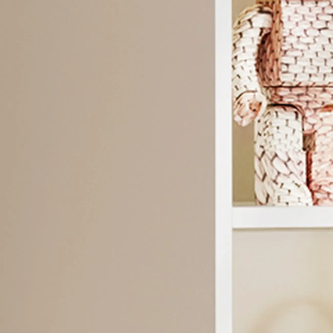 Narrow White Wooden Closed Back Tall Bookshelves