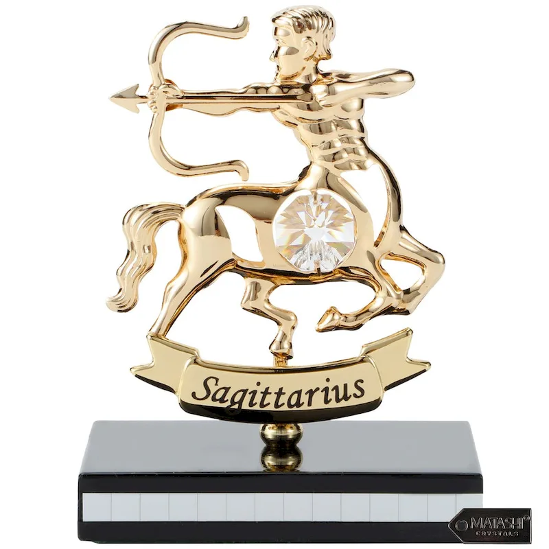 Matashi 24K Gold Plated Zodiac Astrological Sign Sagittarius Figurine