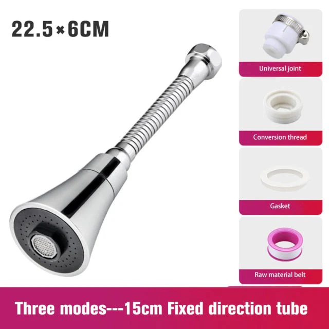 HULIANFU Universal Kitchen Water Faucet Adjustable Pressure 360 Degree Rotating Water Tap Head  Water Saving Shower Faucet Nozzle Adapter - Deanwangkt